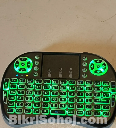 One hand lighting keyboard